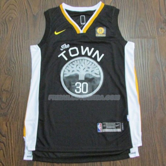 Maillot Basket Golden State Warriors Stephen Curry Statement 2017-18 30 Gris